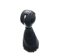 Générique Pommeau de levier vitesse manuel en cuir pour Mini pour Cooper F55, F56, F54, F60, 5 et 6 vitesses réparation(Red)