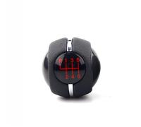 Générique Pommeau de levier vitesse manuel en cuir pour Mini pour Cooper F55, F56, F54, F60, 5 et 6 vitesses(Yellow)