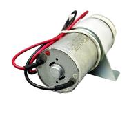 Générique Pompe à air à moteur Micro 370 JQB2438 DC5V-12V, mini pompe à oxygène de 27 mm avec support, moniteur de pression sanguine for aquarium