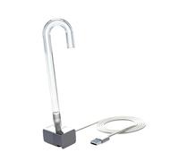 Générique Pompe à Eau USB Mini Pompe Submersible Aquarium Circulation Réglable Fonction Compacte Matériau PP Adaptée pour Poissons Chats Étangs Fontaines Décora, Petit Coude