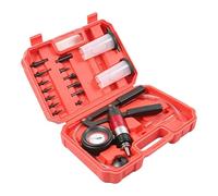 Générique Pompe À Vide Manuelle,Outils pour Moto avec Manomètre - Kit de Purge de Frein Auto avec testeur de dépression - pour Voiture Et Motocyclette, Extraction Remplissage Et De Liquides