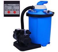 Générique Pompe de Filtration à Sable avec minuterie 550 W 50 L,Filtres pour piscines & spas,15.55KG-92292