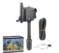 Générique Pompe de Filtre d'aquarium - Matériau polymère Robuste, buse d'aération intégrée, Protection Externe Contre Les débris, Solution avancée d'optimisation de l'espace | Moteur Silencieux
