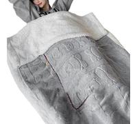 Générique Poncho Couverture,Cape en Flanelle Douce Boutons - Couverture à Porter | pour Femme Maison Bureau Lecture Canapé Lit Sieste Voyage Camping