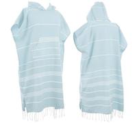 Générique Poncho de Surf, Poncho de Plage Adulte 1 Poncho Surf Coton,Serviette Bain Langer,Peignoir avec Poche,Grande Taille,Portable, Plage Capuche for Adulte,Homme, Femme,Piscine(Lake Blue)