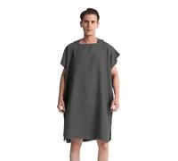 Générique Poncho de Surf, Poncho de Plage Adulte Serviette À Capuche Séchage Rapide 75 X 105 Cm, Peignoir Absorbant De Couleur Unie, Couverture Plage, Vêtements Chauds Plongée(F)