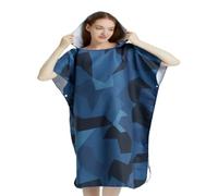 Générique Poncho de Surf, Poncho de Plage Adulte Serviette de Surf Poncho for Les Amateurs Plage Actifs - Peignoir for Adultes à séchage Rapide, Serviette Bain, Langer(Blue)
