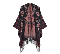 Générique Poncho Femme Hiver Chaud Cape Pluie Homme Polyester Echarpe Noel Chale Sherpa Polaire Soyeux Cocooning Chaude Châle Plaid Réversible Grande