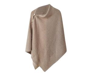 Générique Ponchos Et Capes Femme Plaid Cape Châle Chaud Doux Gilet Tres Poncho Cardigan Hiver Grosse Echarpe Pancho Vetement Polyester Veste