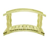 Générique Pont de Jardin avec Balustrade 170x74x105 cm Pin imprégné Maison & Jardin Pelouses & Jardins Vie en extérieur Structures extérieures Ponts de Jardin (Poids 56.7KG)