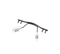 Générique Pont de lunettes de rechange en acier inoxydable sans monture avec plaquette nasale confortable for un ajustement parfait(NB015 Black)