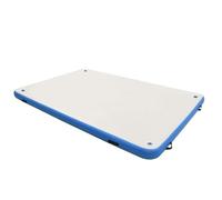 Générique Pont Flottant Gonflable Bleu et Blanc 300x200x15 cm,Équipements Sportifs,Loisirs de Plein air-92723