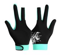 Générique Pool 3-Finger-Fäustlinge,3-Finger-Billard-Fäustlinge - Rutschfeste Pool-Fäustlinges Mit 3 Fingern - Mehrzweck-Pool-Fäustlinges Für Die Linke Hand, Leichter Billard-Fäustling Für Übungen