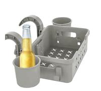 Générique Pool Basket, Waterproof Storage Bin, 8.26in Outdoor Towel Holder, Authentic Mesh Design, Rustproof Frame Build for Organizer, Goggles, Sunscreen, Toys, Floats, Backyard Parties