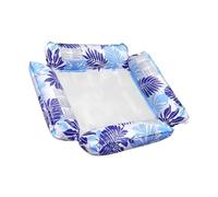 Générique Pool Chair Float, Inflatable Lounge Sofa, Anti Tip Water Seat, Floating Sun Lounger, for Summer Camp Vacation Party Water Sunbathing Lake River Sea Backyard Relaxation Leisure Use 110x100cm