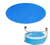 Générique Pool Cover - 220x150cm Pool Solar Blanket | Insulate Heat, Waterproof Pools Cover | Foldable Rectangular PE Material, Summer Spa Safety Protection, Dustproof, Rainproof