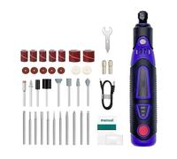 Générique Pool Cue Tip Shaper & Electric Cue Tip Grinder, Professional Cue Stick Tool Kit for Billiards Enthusiastsm, Portable Pool Cue Tip Repair Kit - Perfect for Home and Club Use (36 Accessories)