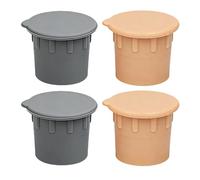 Générique Pool Fence Hole Caps - 10 Pieces Deck Ground Plug Protector | Safety Ground Caps - for Outdoor Residential Commercial Backyard Garden