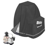 Générique Pool Filter Cover, Waterproof Pump Enclosure, Heavy Duty 420d Silver Coated Fabric and Tear Resistant Design, Anti UV Strainer Protector for Backyard Water Conservation