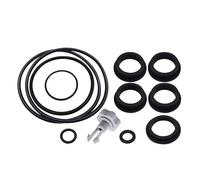 Générique Pool Filter Parts, Sand Pump Gaskets, Seal Ring Repair Kit, Pressure Abs Seals, Leak-Resistant Design, Exceeding Ground Inground Pool Use, Standard Size, Black, 12 Pieces