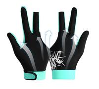 Générique Pool Glove - Pool Billiards Mitten, Breathable Anti-Slip Left-Hand Glove, Multipurpose Billiard Accessory, Lightweight Cue Mitt for Practice, Comfortable and Game Playing