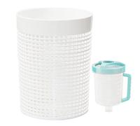 Générique Pool Leaf Canister - Mesh Vacuum Filter Leaf Trap | Leâf Collector Basket | Reusable PVC Strainer, Large Capacity, for W560 & AXW431A Pool Vacuum Cleaner, Outdoor Pòol Backyard
