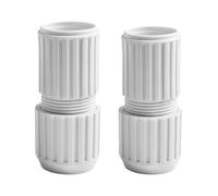 Générique Pool Pole Replacement Parts,Repair Heavy Duty Joints - Pool Pole Connector Handle Fitting - for Rake Skimmer Net Tool Hose Brush Head Cleaning Equipment Yard Garden