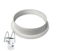 Générique Pool Skimmer Basket Ring - Pool Filter Support Ring | Internal External Support Rings | ABS Material, 25x25x5cm Inner Rings, 26x26x2.2cm Outer Rîngs for Wall-Mounted Filter Covers