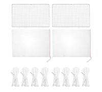 Générique Pool Skimmer Screen, Skimmer Guard, 17.72x11.81 inches 2-Pack Sturdy Mesh Net, Fine Debris Catcher, Easy-Clean Filter, Leaf Trap for Pond, Community, Hotel, School, Gymnasium