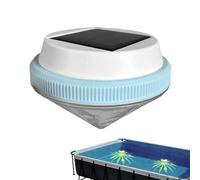 Générique Pool Solar Lights - Waterproof RGB Color Changing LED Pool Lights, Floating Solar Lamp Decoration, Multi Color Ambient Lighting for Pools Bathroom Bathtub Hot Tub Pond 4.21x4.57x2.95 inch