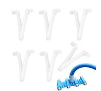 Générique Pool Supply Butterfly V Clip - Piscine Extérieure Pliable pour | Piscine pour Bébé Et Fosse À Balles pour - Kiddie Familial Gonflable À 3 Anneaux pour Jardin, Jardin, Parc