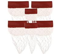 Générique Pool Table Pocket - 6.69in Billiard Pockets | 6Pcs Billiards Net Bag Replacement for Billiard Lovers | Cotton PU Leather Entertainment Venues Accessory for Christmas Game Nigh