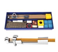 Générique Pool Tip Repair Kit - 10 Cm Outils De Repère De Billard Complet, Accessoires De Réparation De Signaux Pratiques | Pince De Repère Multifonctionnel, Conseils De Repères De Remplacement