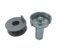Générique Pool Umbrella Stabilizer, Patio Table Umbrella Hole Ring Plug Cover, Oxidation, Rust Defense, Iron Material Base Stand Sleeve for Outdoor Bar, Beach, Garden, and Pool Shades, 8.5x4.7x4.7cm