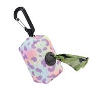 Générique Poop Bags for Dogs Holder - Dog Poop Dispenser Dog Bag Dispenser - Zipper Pouch Dog Poop Holder, Dog Waste Bag Holder with Carabiner, Poo Bag Holder, Pet Supplies