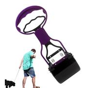 Générique Pooper Scooper, Foldable Long Handle Pet Waste Picker, Durable Lightweight Cleanup Tool Yard, Lawn, Garden, Apartment, Camping, Ideal for Hassle Outdoor Disposal, 28x8.7x2cm