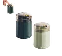 Générique Pop Up Automatic Toothpick Dispenser, Pop Up Automatic Toothpick Holder, Portable Push Button Toothpick Holder, for Both Indoor and Outdoor Use (Dark Green+Light Green)