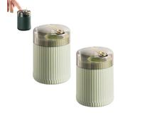Générique Pop Up Automatic Toothpick Dispenser, Pop Up Automatic Toothpick Holder, Portable Push Button Toothpick Holder, for Both Indoor and Outdoor Use (2PCS Light Green)