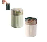 Générique Pop Up Automatic Toothpick Dispenser, Pop Up Automatic Toothpick Holder, Portable Push Button Toothpick Holder, for Both Indoor and Outdoor Use (Light Green+White)