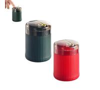 Générique Pop Up Automatic Toothpick Dispenser, Pop Up Automatic Toothpick Holder, Portable Push Button Toothpick Holder, for Both Indoor and Outdoor Use (Dark Green+Red)