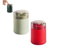 Générique Pop Up Automatic Toothpick Dispenser, Pop Up Automatic Toothpick Holder, Portable Push Button Toothpick Holder, for Both Indoor and Outdoor Use (Light Green+Red)