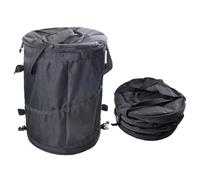 Générique Pop-up Outdoor Garbage Can, Portable Trash Container, 13.78x13.78x18.5 inches, Zippered Lid Bin, Folding Waste Basket, for Travel Picnic Laundry Yard, Fishing Cleaning Camping Parties RV