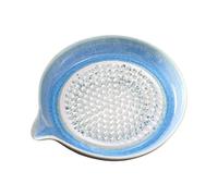 Générique Porcelain Pulp Maker, Manual Puree System, 6.3 inches Lightweight with Glazed, Ergonomic Finger Support Bowl, Vegetable Dish with Grooved Rim, Onion Pulper for Home Kitchen Meal Prep