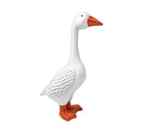 Générique Porch Goose - Realistic Large Resin All Weather Garden Goose Statue Decorative Outdoor Sculpture | Farmhouse Lawn Ornament for Seasonal Yard Display and Landscape Accent Outdoor Decor Use