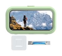 Générique Porta Cellulare Doccia - Supporto Regolabile per Custodia Cellulare - Adesivo Regolabile 360° per Specchio Vasca CASA Cucina Piscina