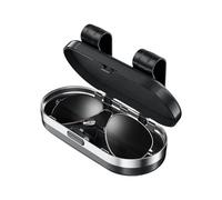 Générique Porta Gafas De Sol Para Visera Del Coche - 18x4x8cm Organizador Gafas Automoción | Estuche Organizador Gafass Viajes Largos Enthusiastas Viajes en Coche Sedan Lentes Polarizadas Portagafas