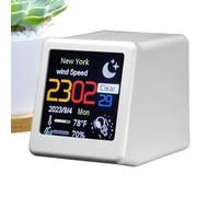 Générique Portable Alarm Clock - Cute Kids Clock | Light Alarm with Timepiece Projector, Rechargeable Clocks for Bedroom, Home Accessories Bedside Timer, Portable Clocks with Time Teller