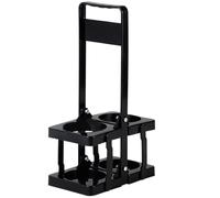 Générique Portable Beer Rack, Handheld Foldable Beer Basket, Wine Carrier Holder for 2 Bottles, 7.09x4.25x12.52 inches Whiskey Carrier for Camping, Picnic, BBQ, Trip, and Use