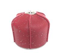Générique Portable Canister Cover, PU Leather Camping Stove Protector, Versatile Protective Case, Decorative Functional Protection for Cooking, Camping, Outdoor Activities