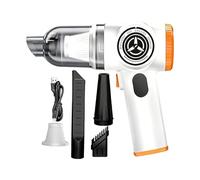 Générique Portable Car Cleaner - 15000Pa Rechargeable Suction Vacuum for Detailing | Lightweight Handheld Duster for Household Furniture Sedans SUVs RVs Minivans Pickups Boats and Automotive Vehicles